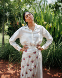 Hand Embroidered Overlay