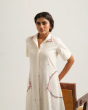 Circle Embroidered Dress