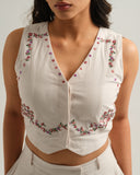 Adira Vest + Clare Midi Skirt