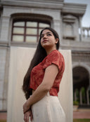 Kalamkari Cropped Shirt