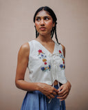 Judy tie-up Vest