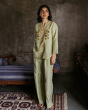 Saul Top - Pistachio