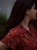 Kalamkari Cropped Shirt
